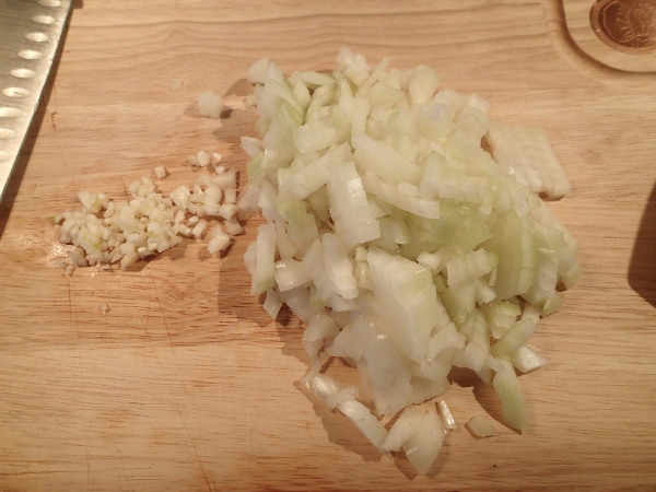 Risotto chopped onion
